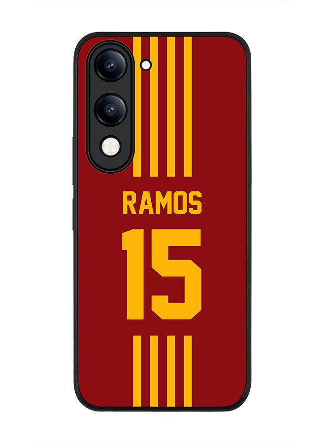For vivo Y29s 5G / Y19s 5G Case,Slim fit Camera Protection, Shockproof Thin Phone cover  - Football - Spain ,  Ramos